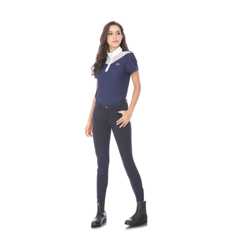 Full Silicone Horse Riding Pants Breeches Soft Breathable