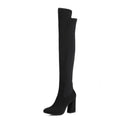 Frosted leg stretch boots