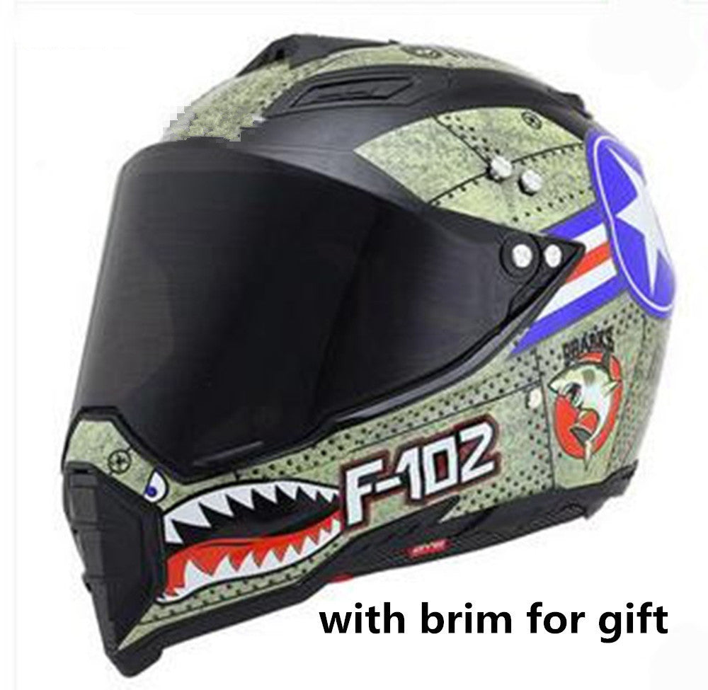Off-road helmet motorcycle racing helmet dual-use