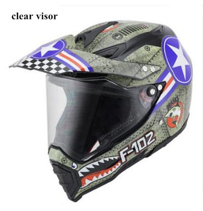 Off-road helmet motorcycle racing helmet dual-use